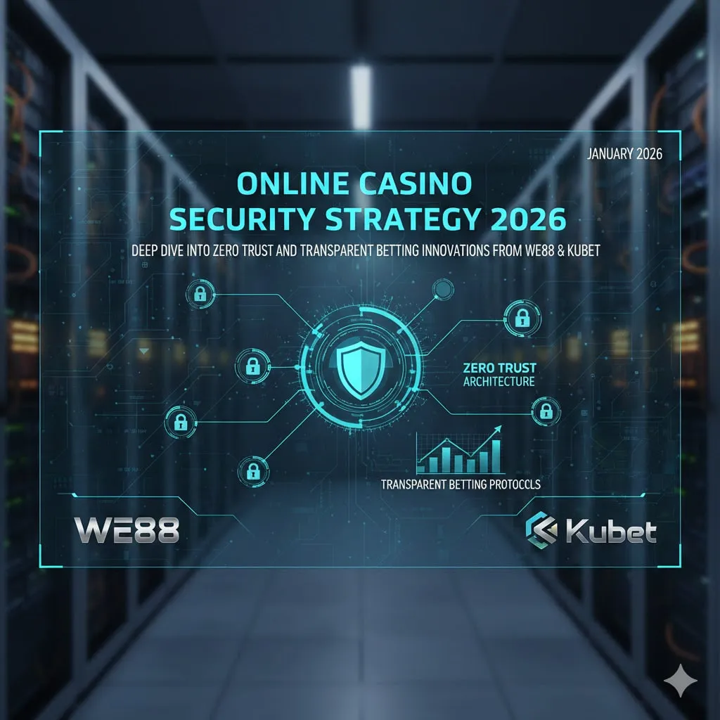 ยุทธศาสตร์ความปลอดภัยคาสิโนออนไลน์ 2026: เจาะลึกระบบ Zero Trust และนวัตกรรมการเดิมพันที่โปร่งใสจาก WE88 & Kubet
