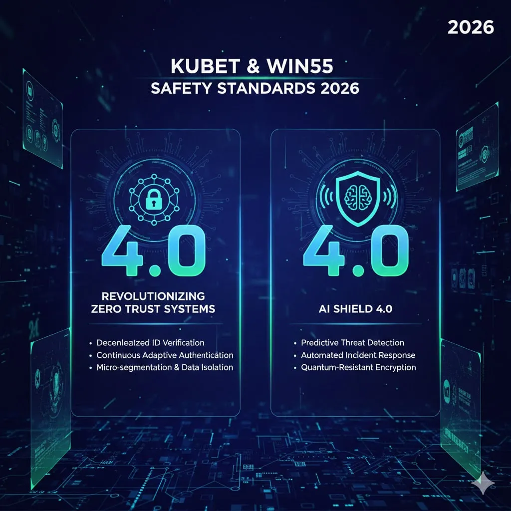 เจาะลึกมาตรฐานความปลอดภัย KUBET & win55 ปี 2026: ปฏิวัติระบบ Zero Trust และเกราะป้องกัน AI 4.0