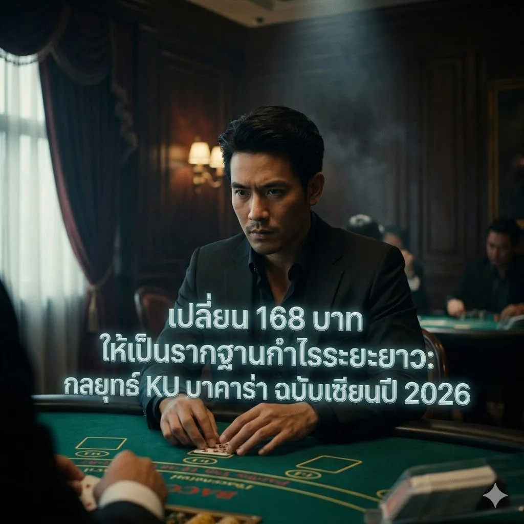 เปลี่ยน 168 บาท ให้เป็นรากฐานกำไรระยะยาว: กลยุทธ์ KU บาคาร่า ฉบับเซียนปี 2026
