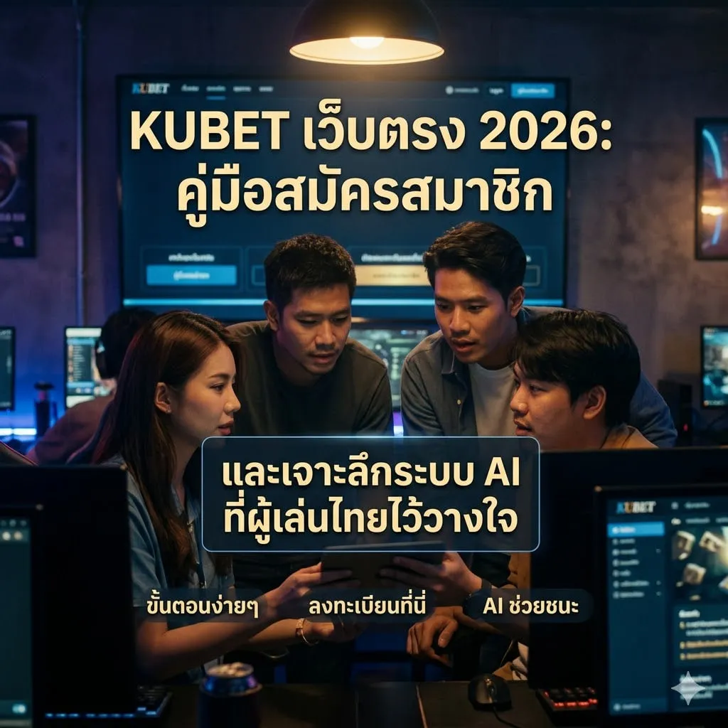 KUBET เว็บตรง 2026: คู่มือสมัครสมาชิกและเจาะลึกระบบ AI ที่ผู้เล่นไทยไว้วางใจ