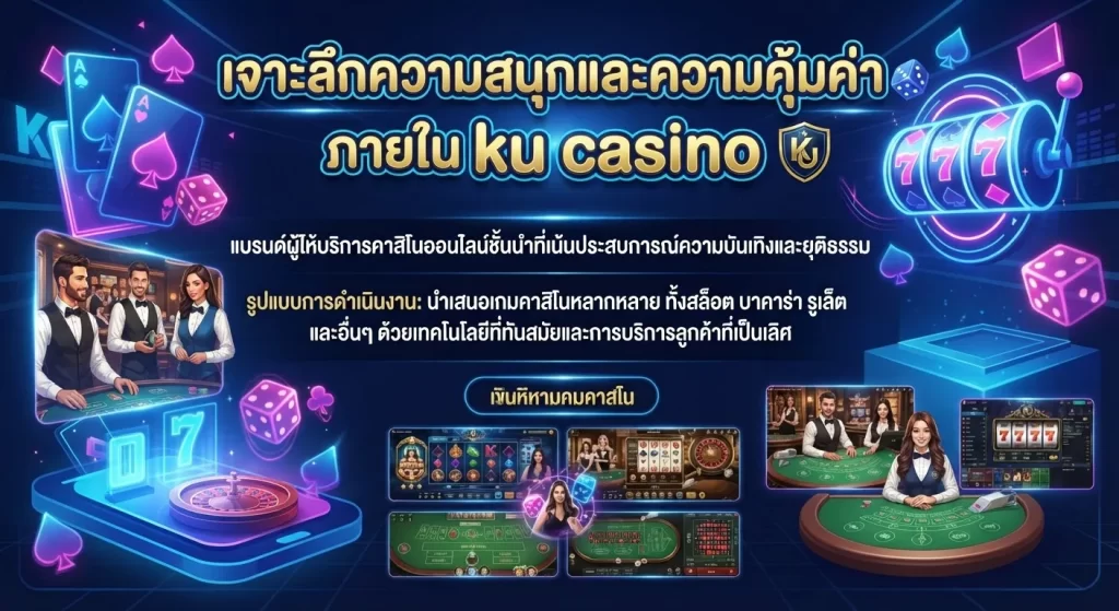 เจาะลึกความสนุกและความคุ้มค่าภายใน ku casino