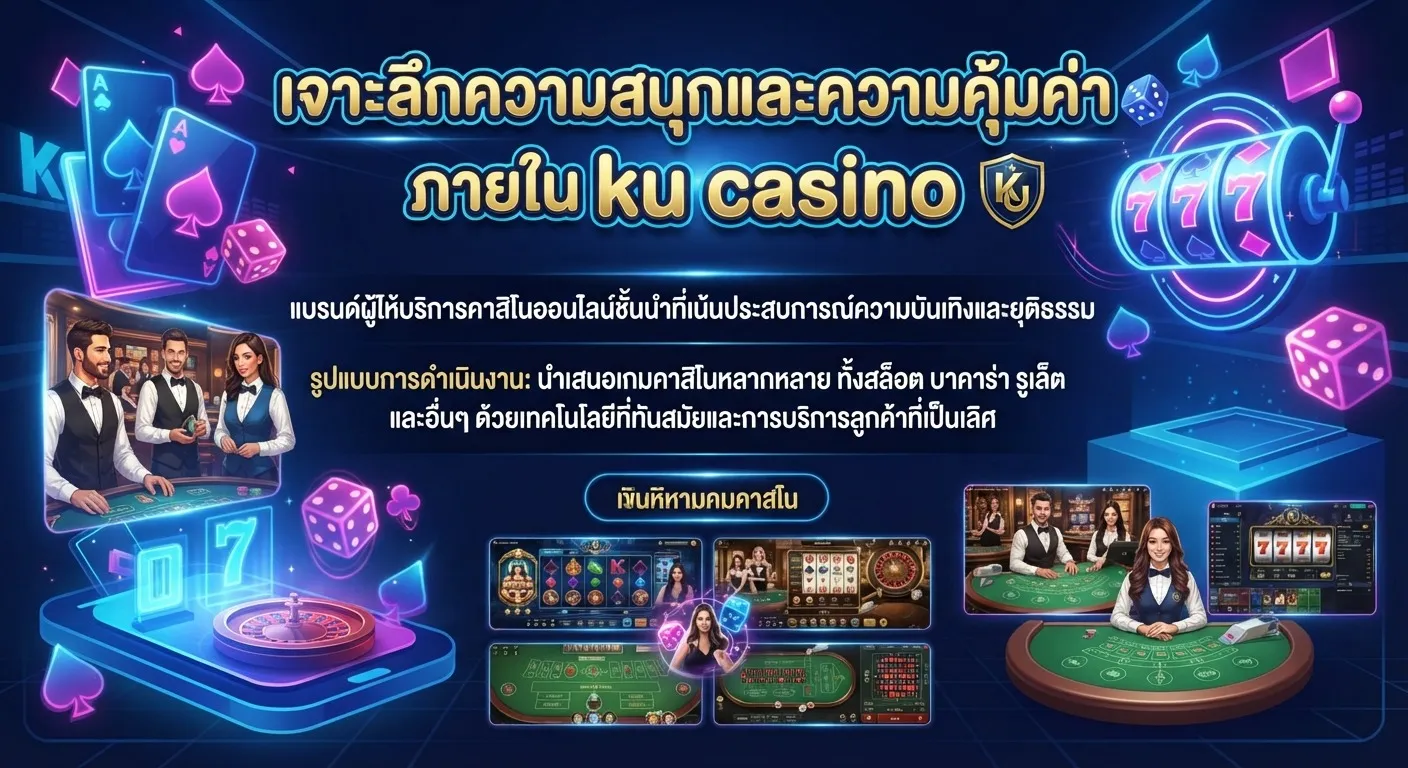 เจาะลึกความสนุกและความคุ้มค่าภายใน ku casino